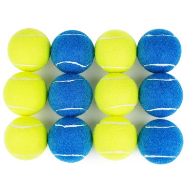 CHUANK Tennis Balls for Dogs  3Pcs 2.5 in Thick Bouncy Dog Ball  Rubber Fetch Dog Toy