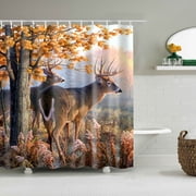 EGNMCR Curtains, Curtains for Bedroom Various Patterns Shower Shower Curtain Bathroom Shower Curtain Digital Printing Polyester Shower Curtain shower curtain