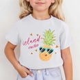 thumbnail image 2 of HNMKIU T-Shirt à Manches Courtes Imprimé Mignon pour Filles - Haut à Col Rond Adorable pour le Quotidien et les Activités, 2 of 4