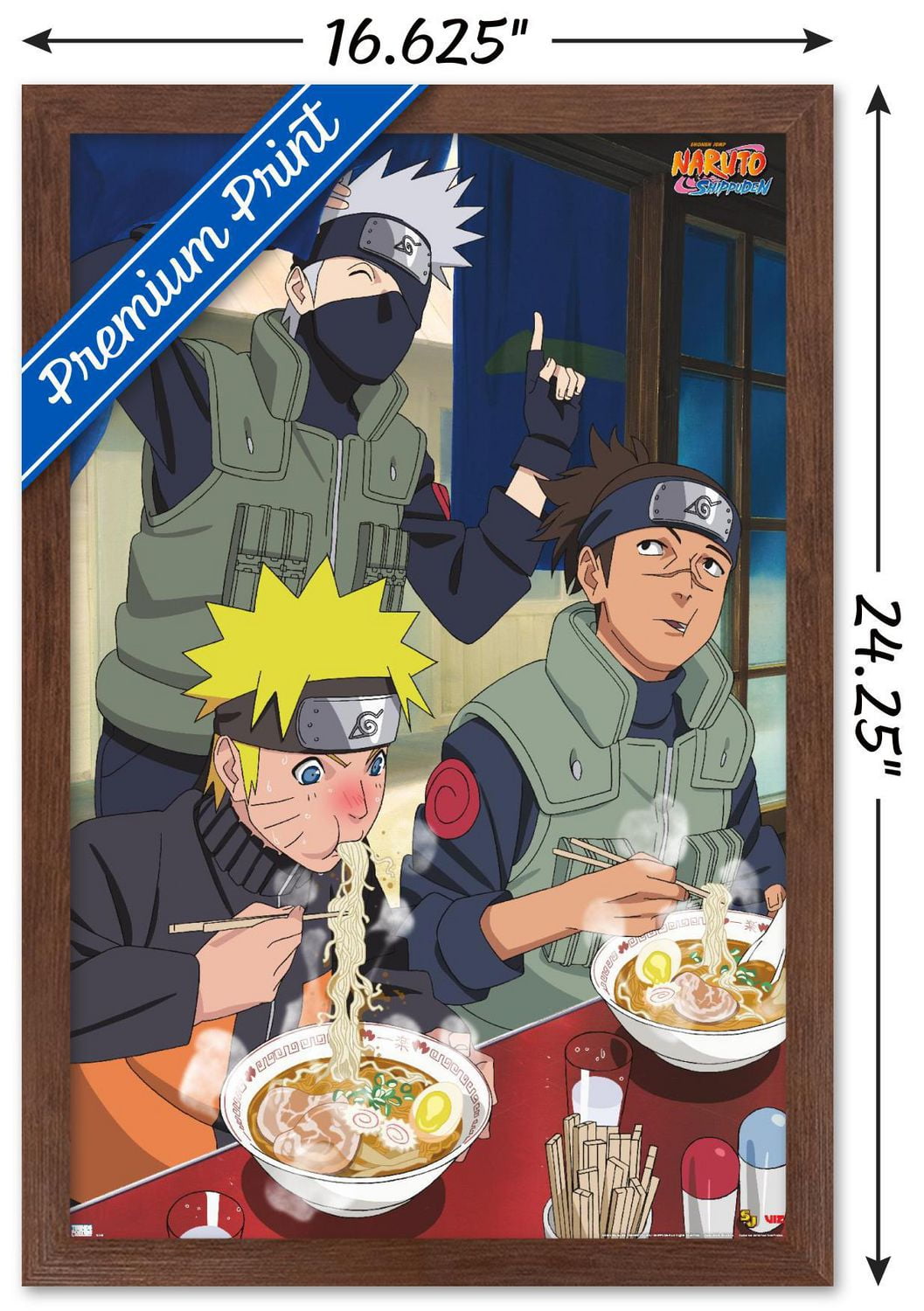 Naruto Shippuden - Food Wall Poster