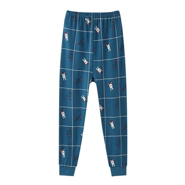 GDREDA Pantalon Garçon Unisexe Pyjama Enfants Garçons Filles Dessin Animé Imprimé Intégral Doux Animal Pantalon de Pyjama