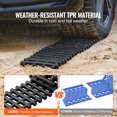 thumbnail image 2 of KFFKFF 7 TON Grip Pads, TPR Material, for Off-road, Cars, Pickups, SUVs, RVs, Dual Tire Grip Mats for Snow, Sand, Mud, Loose Ground, Includes Storage Bags, Compact, Black, 2 of 9