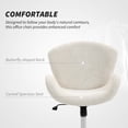 thumbnail image 4 of HOMCOM Office Chair, Swivel Desk Chair with Wide Seat, Butterfly Back, 4 of 10