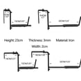 thumbnail image 3 of Supports Réglables pour Bacs à Plantes, Lot de 2, Support de Jardinière pour Rambarde Sans Perçage, Support de Fenêtre Extérieur pour Balcon, Patio, Terrasse et Clôture, 3 of 9