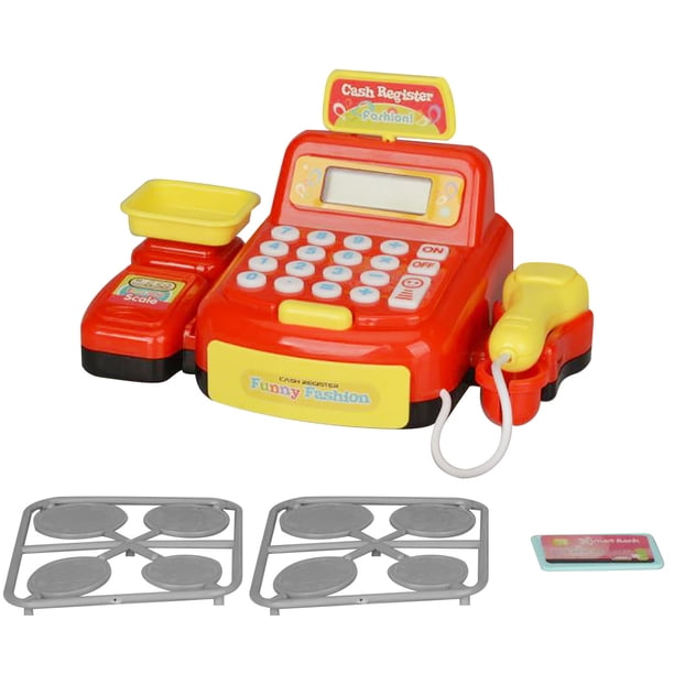 Caisse Enregistreuse Enfant Jouet - Scanner Interactif Ensemble Complet Magasin De Shopping Jouet - Éducatif avec Calculatrice - pour Garçons Filles d'Âge Préscolaire Caisse Enregistreuse Enfant Jouet - Scanner Interactif Ensemble Complet Magasin De Shopping Jouet - Éducatif avec Calculatrice - pour Garçons Filles d'Âge Préscolaire