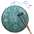 thumbnail image 2 of Birdeem 6-Inch 11 Tone Childrens Hand Drum Forget Worry Drum Adult Hand Disc Drum, 2 of 5