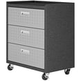 thumbnail image 1 of Manhattan Comfort Fortress Armoire de Garage Mobile à 3 Tiroirs, Gris, 1 of 11