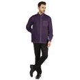 thumbnail image 2 of Bestman Solid Button Down Shirt For Men Long Sleeve With Patch Pocket Formal Business Wear, 2 of 7