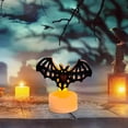 thumbnail image 3 of Halloween Flameless Candles Bats Battery Operated Tealights Set Halloween Candles Decor For Home Party Gift, 3 of 6