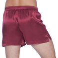 thumbnail image 2 of Intimo Boxer en Soie Classique Homme Bordeaux, 2 of 4