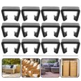 thumbnail image 4 of 12 Pcs Clips de Meubles de Jardin Clips de Meubles de Patio Pinces de Connexion pour Meubles de Patio, 4 of 6