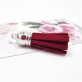 thumbnail image 4 of Shengyu 28 Pieces Keychain Charms Creative Delicate Keyring Pendant Tassels Simple Handbag Decor Tassel Craft Decoration DIY Accessory Wine red, 4 of 7