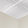 thumbnail image 3 of Great Lakes Tin Milwaukee Matte White 2ft x 2ft Tin Ceiling Tiles 5 Pack, 3 of 6