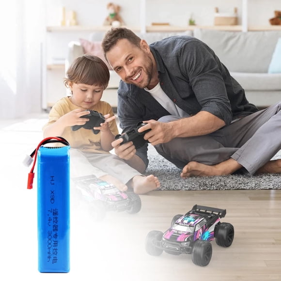 IMENGL Upgrade 7.4V 3000MAH Lipo Battery Part For FrSky X9D PLUS Transmitter Drone Battery,Jumping Bot,Comic Orb,Flying Gliders for Kids,Kinder Controller,Rune Factory 4,Drift Cart,Drone Indoor,Grav