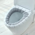 thumbnail image 1 of Winter Toilet Seat Cushion,Thickened Knitted Toilet Cover,Washable Toilet Seat Pad,Soft Toilet Seat Warmer,Elastic Toilet Seat Cover,Cold Weather Toilet Mat,Comfortable Toilet Accessory, 1 of 6