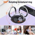 thumbnail image 5 of KOMI for Google Pixel 7 Case, Slim Fit Shockproof Protective Case for Pixel 7, Military-Grade Drop Protection with Ring Kickstand [Magnetic Car Mount Feature] Case for Google Pixel 7-Purple, 5 of 5