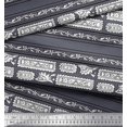 thumbnail image 2 of Soimoi Satin Silk Fabric Ethnic Block Decor Fabric Printed Yard 42 Inch Wide, 2 of 2