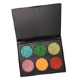 thumbnail image 2 of Milaget 6 Shades Glitter Matte Eyeshadow Palette Beauty Makeup Cosmetic Kit - #, 2 of 9