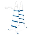 thumbnail image 1 of Funsicle 52 Inch SureStep 4 Stair Outdoor Above-Ground Swimming Pool Ladder, 1 of 5
