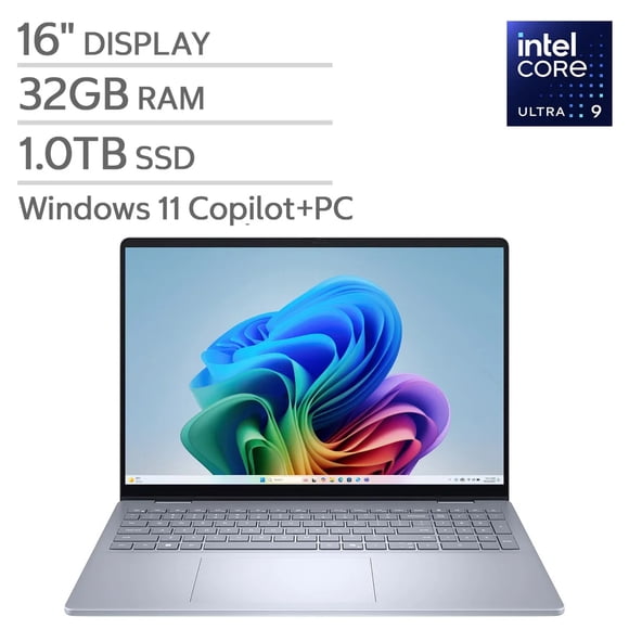 Open Box - Dell Plus LDB16250-9052BLU-PUS 16" Touchscreen Laptop - Ice Blue (Intel® Core Ultra 9 288V / RAM / 1 TB SSD / Windows 11 Home)