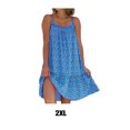 thumbnail image 2 of mmirethe Multifunctional And Stylish Maxi Dress For Women Vintage Boho Robe Comfortable Multifunction And Stylish Off Shoulder blue 2XL, 2 of 5