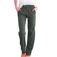 thumbnail image 1 of Pantalons Larges pour Femmes Mode Pantalons Décontractés Unis Élastiques Amples Pantalons Droits Larges Pantalons Larges pour Femmes Pantalons Droits pour Femmes, 1 of 6