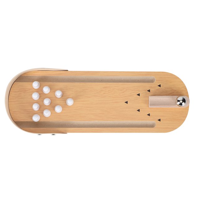 Table Bowling, Intelligent Wood Portable Mini Bowling, for Home Kids Office Adults