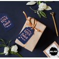 thumbnail image 4 of Inkdotpot 50 Pack Real Rose Gold Foil Paper Tags Love Is Sweet Wedding Favor Hang Tag, 4 of 6