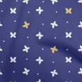 thumbnail image 1 of oneOone Rayon Dark Blue Fabric Floral & Craft Projects Decor Fabric Printed By The Yard 56 Inch Wide, 1 of 5