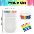 thumbnail image 2 of Body Paint Rismise Rainbow Face Body Paint 2Pcs Face Paint Lgbt Flag Color Face Paint Stick Gay Face Paint Makeup Rainbow Marches Events Festival Gay Da, Body Paint for Women, 2 of 5