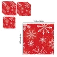 thumbnail image 3 of Fridja Clearance 25 Pieces White Snowflake Napkins Paper Towels Winter Snowflake Party Tableware Supplies Birthday Party Tableware, 3 of 6