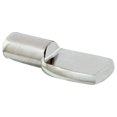thumbnail image 1 of 1000 Pack Rok Hardware Heavy Duty 3/16"" (5mm) Shelf Pin Spoon Shaped Cabinet Support Pegs Holder Metal Nickel Finish - ROKSP5N, 1 of 5