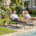thumbnail image 2 of Outsunny Chaise Longue d'Extérieur Réglable - Enfants, Gris, 2 of 10