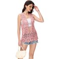 thumbnail image 2 of Cardigan Ouvert pour Femmes à Garniture en Dentelle Crochet Florale, 2 of 5