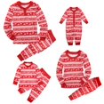 thumbnail image 1 of Pyjamas de Noël Assortis pour la Famille Ensembles de Hauts et Pantalons de Vacances Pyjamas, 1 of 8