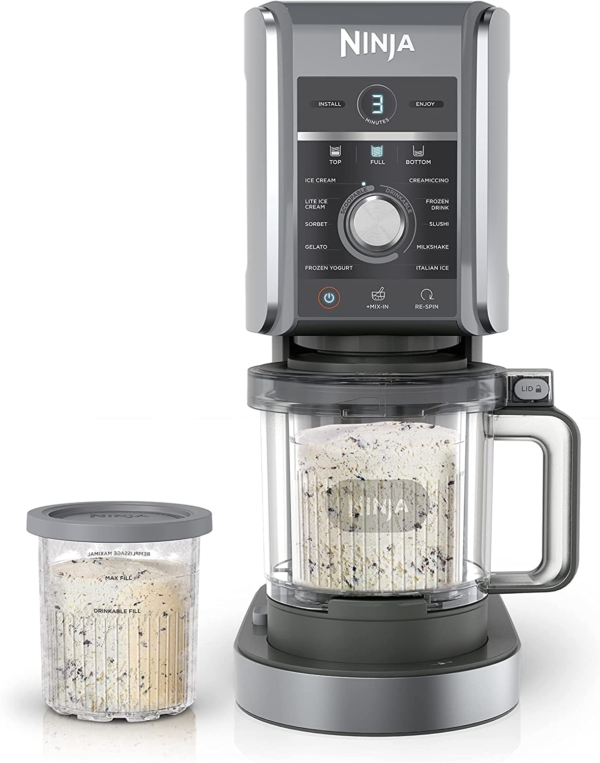 Ninja NC501 CREAMi Deluxe 11-in-1 Ice Cream & Frozen Treat Maker