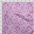 thumbnail image 4 of oneOone Polyester Lycra Fuschia Pink Fabric Striped Line Craft Projects Decor Fabric Printed By The Yard 56 Inch Wide, 4 of 5