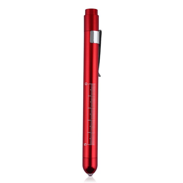 Thinson Mini Pen Yellow White Light Nurse LED Penlight Pupil Gauge Students Portable Mini Flashlight