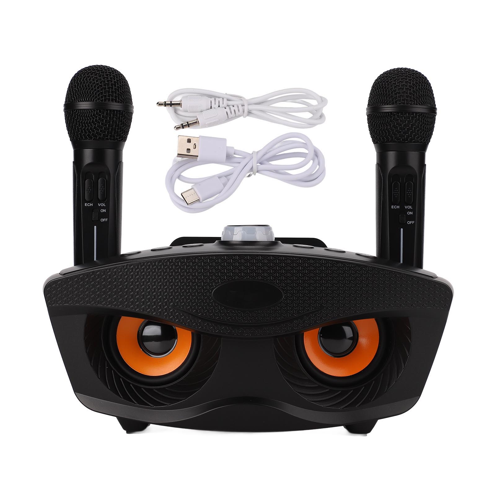 Système de Micro Sans Fil, Système de Microphone Entrée KTV Maison Hibou Innovant pour KTV