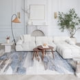 thumbnail image 4 of Rug Branch Atlas Mirage Indoor Area Rug, Blue Beige, Abstract - Living Room, Bedroom, Dining Room, and Kitchen, 4 of 9