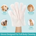 thumbnail image 2 of PETRIBE Dog Wipes Cleaning Deodorizing Glove Wipes for Dogs & Cats, 24 pcs, Coconut Scent, Hypoallergenic Hydrating & Nourish Fur Pet Grooming Glove Wipes, Daily Care & Traveling, 2 of 8