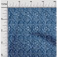 thumbnail image 1 of oneOone Viscose Jersey Fabric Geometric Maze Kasuri Decor Fabric Printed BTY 60 Inch Wide, 1 of 5