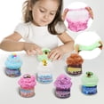 thumbnail image 5 of Bamboohart Kit de Slime au Beurre Couleur Boue Grain de Riz Slime Colle Moussante Casse-Tête Boue Cristalline Slime Jouets Sensoriels Bon Extensible et Non Collant Slime Croquant Slime Duveteux Kit pour Enfants, 5 of 5