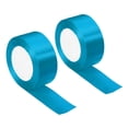 thumbnail image 1 of Unique Bargains 1.5 Inch Wide 24 Yards Satin Ribbon, 2 Pack Double Face Solid Crafts Roll for Party Home DIY Wrapping Decoration, Bright Blue, 1 of 6