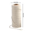 thumbnail image 3 of Gkeoshab Kit d'Aiguille et Fil Corde en Coton 200 m 2 mm pour Artisanat de Cuisine Cuisine Viande Dinde Saucisse Rôtissage Emballage Cadeau Jardinage Crochet Tricot Maison et Jardin, 3 of 9