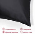 thumbnail image 3 of Unique Bargains Satin Pillowcase Zippered Silky Sateen, 3 of 9
