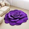 thumbnail image 2 of Yhmxh 3 D Flower Mat Soft Carpet Non-Slip Area Carpet Dining Room Home Bedroom Carpet Floor Washable Rug Anti-slip Rug Decorative Rug Rugs for Living Room Outdoor Rug Bathroom Rugs Kithchen Rug, 2 of 5
