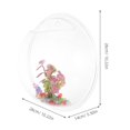 thumbnail image 2 of MIANGASTORE Bol à Poisson Mural Bol à Poisson Rond en Acrylique Transparent pour Bac à Fleurs Vase Décoration Bol à Poisson Mural, 2 of 8