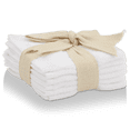 thumbnail image 4 of Bouclair Black Set of 6 Large Washcloths, 4 of 9