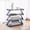 assembly shoe rack for home Under $5 a3, variant on Cagogo Stainless Steel Shoe Rack, Multi-Layer Shoe Storage Organizer, Heavy Duty Aluminum Alloy Frame, Nonwoven Fabric Shoe Shelf, Space Saving Shoe Rack for Entryway Hallway and Closet, Easy